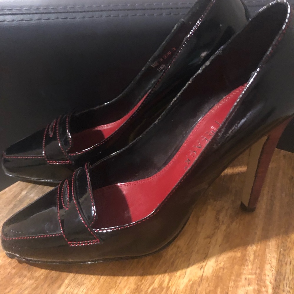 Patent leather shoes